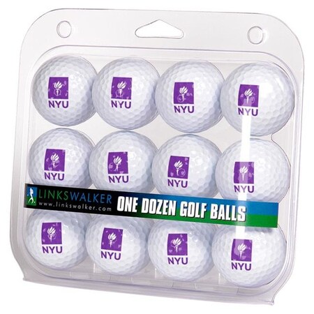 Linkswalker LinksWalker LW-CO3-NYU-DZGB New York University Violets-Dozen Golf Balls LW-CO3-NYU-DZGB